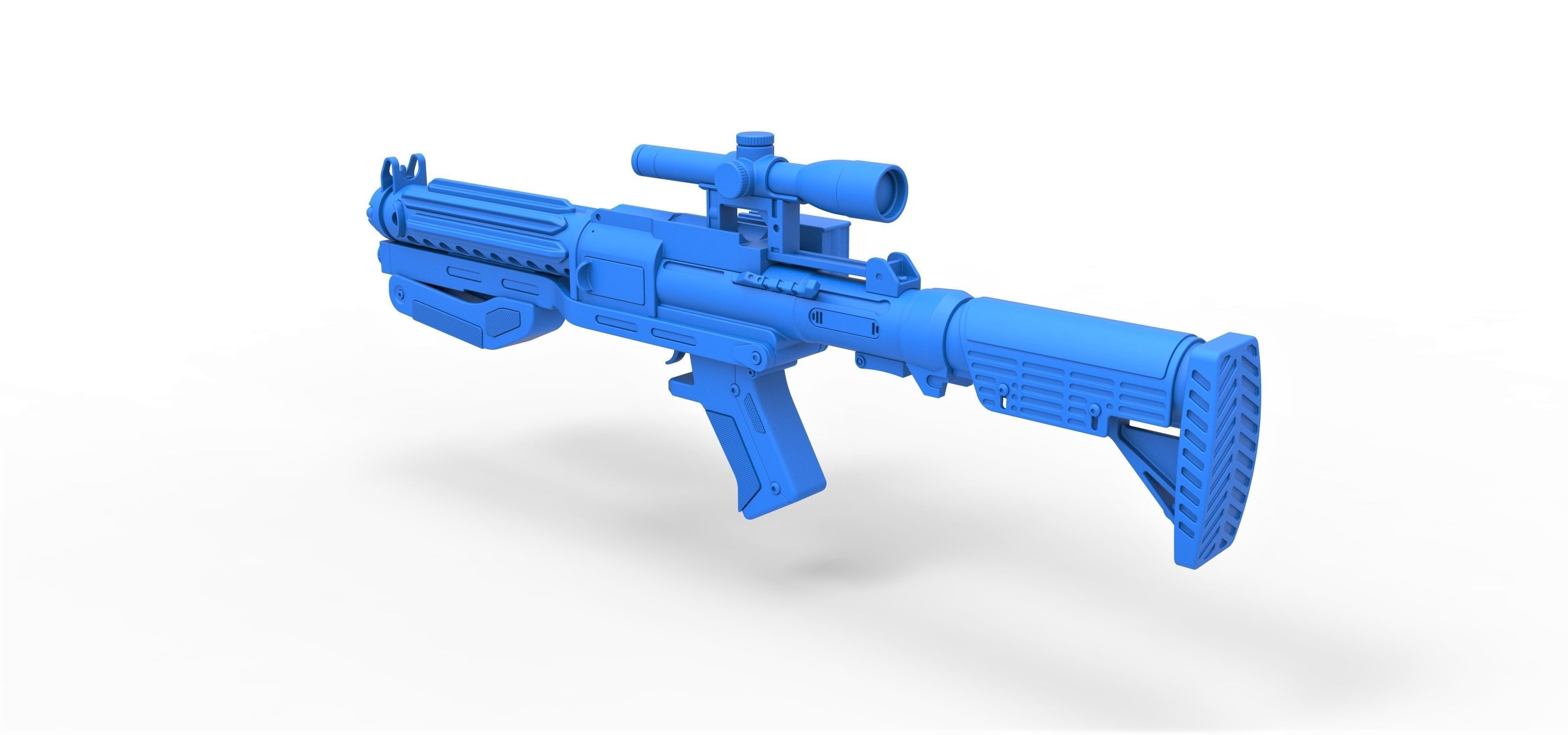 Captain Phasma Blaster rifle F-11D Star Wars The Force Awakens 3D model_17