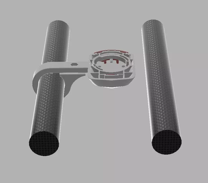 Wahoo ELEMNT BOLT Mount for any AEROBAR TT bars 3D print model 3D print model_0