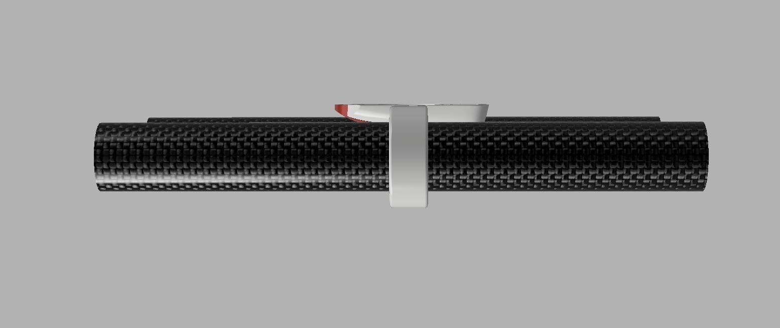 Wahoo ELEMNT BOLT Mount for any AEROBAR TT bars 3D print model 3D print model_4