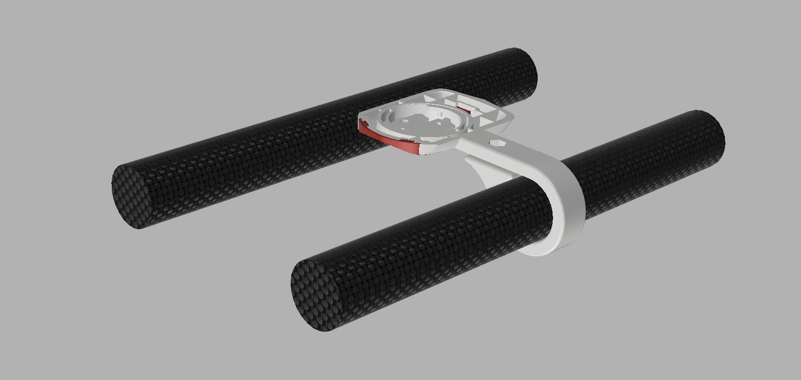 Wahoo ELEMNT BOLT Mount for any AEROBAR TT bars 3D print model 3D print model_3