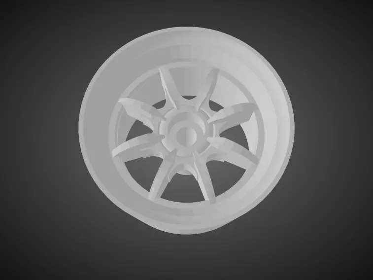 Mugen MF8 rims for Hot Wheels 3D print model_0