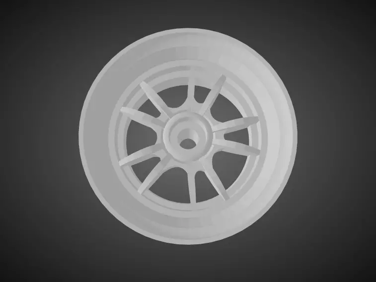 Mugen MF10 rims for Hot Wheels 3D print model_0