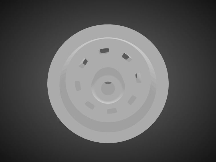 Mugen NR10R rims for Hot Wheels 3D print model_2