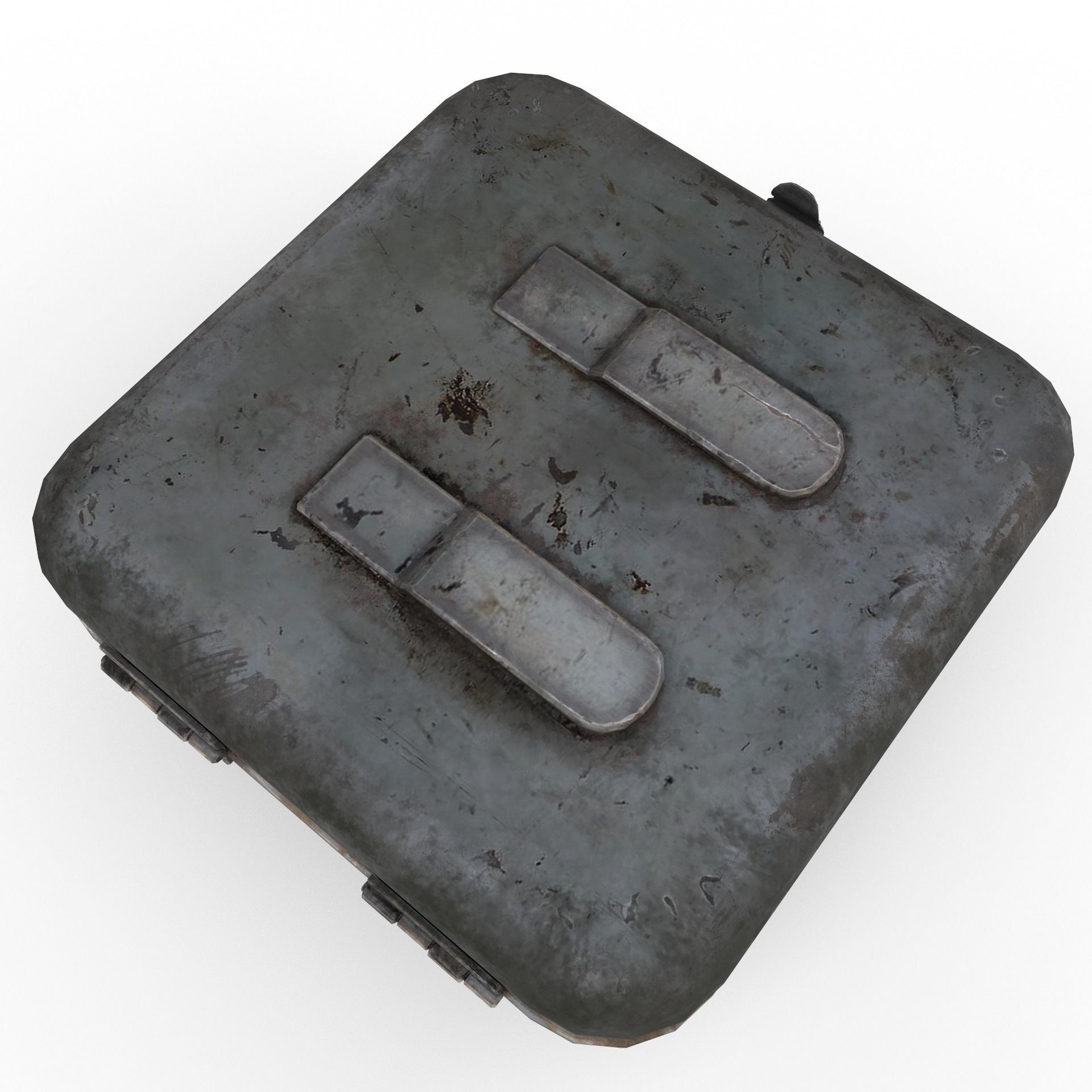 First aid kit  Low-poly 3D model_3