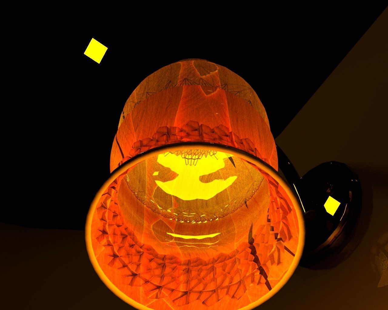 Modern Wall Light 3D model_1