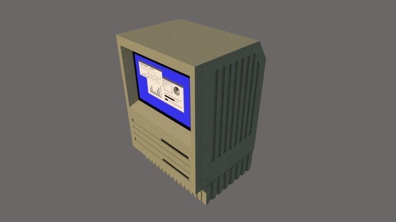 Old Computer 3D print model_2