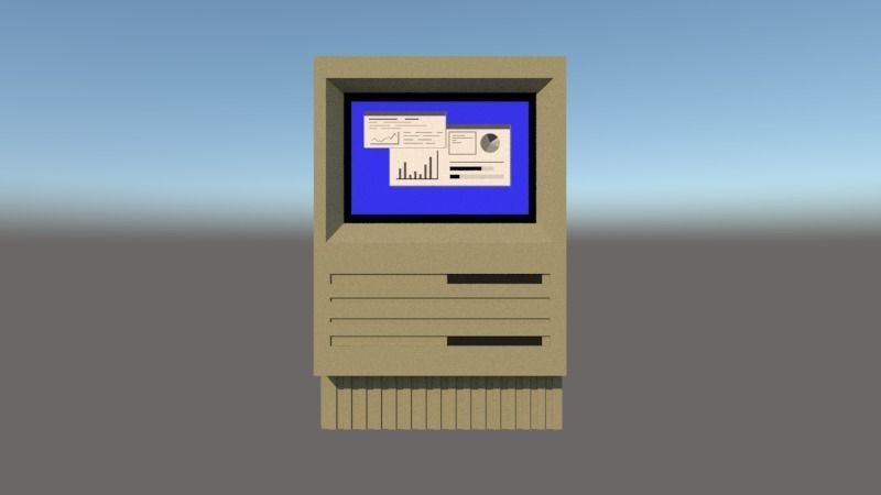 Old Computer 3D print model_1