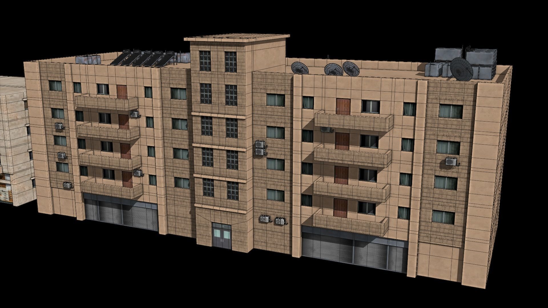 middle east buildings 5 3D model_5