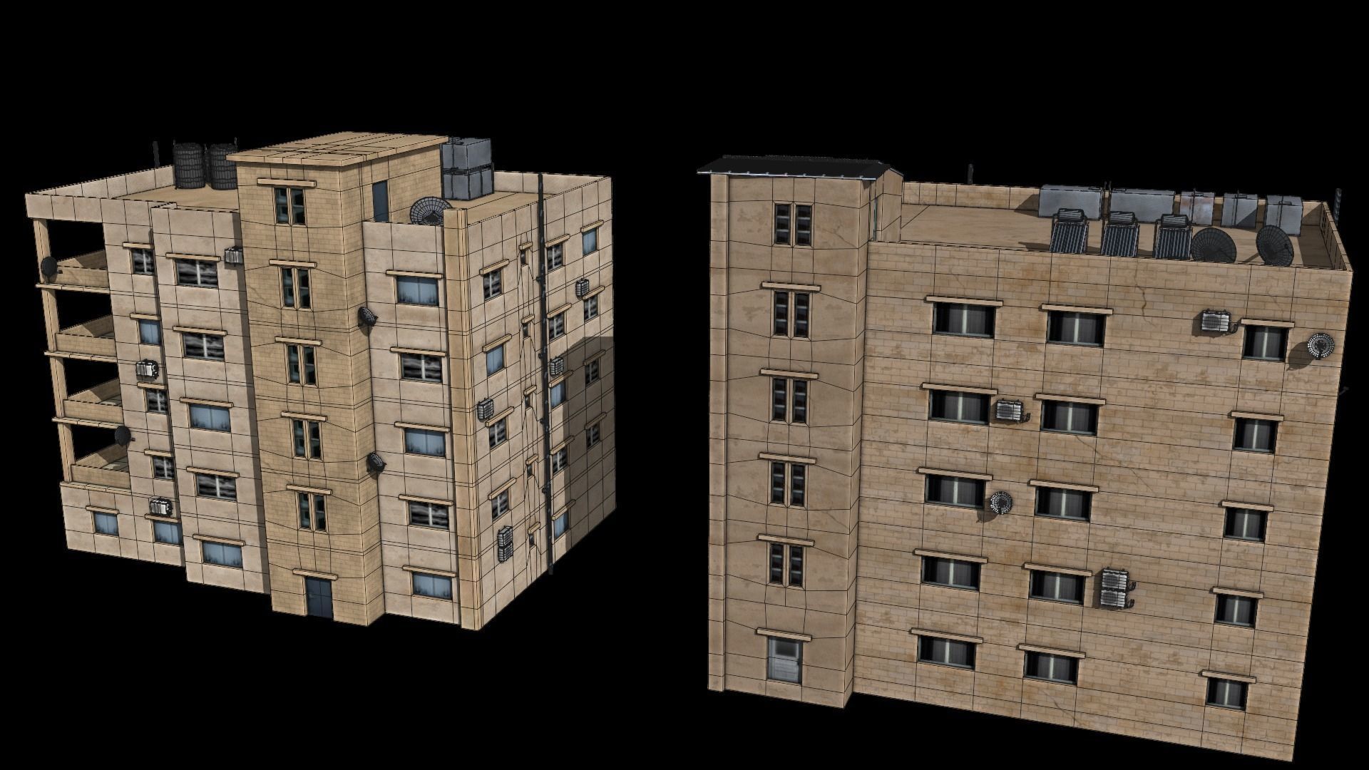 middle east buildings 5 3D model_14