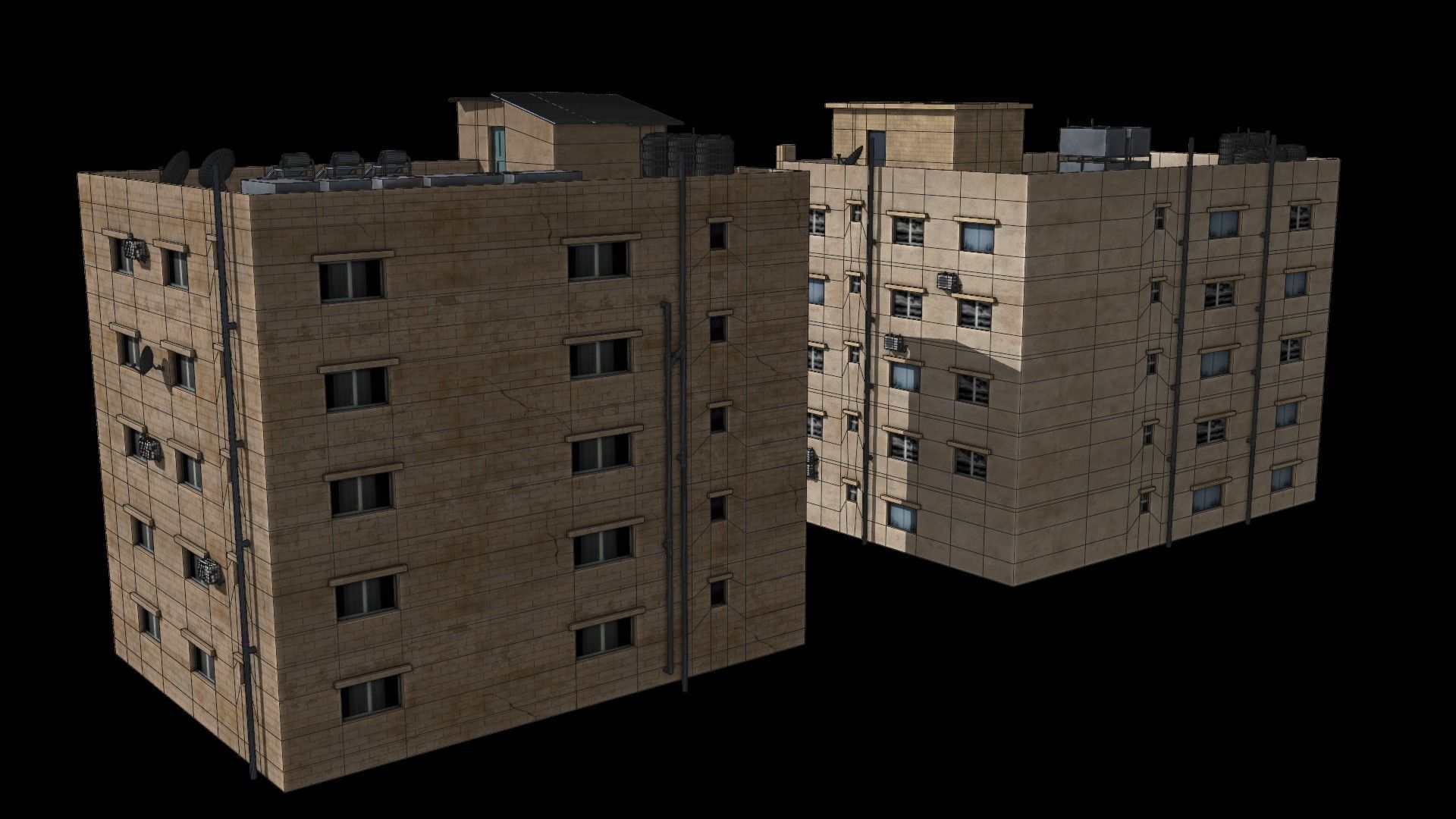 middle east buildings 5 3D model_16