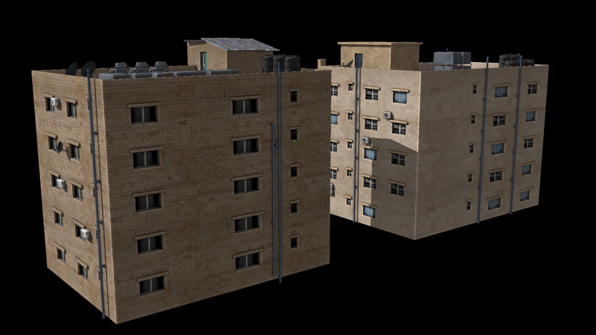 middle east buildings 5 3D model_15