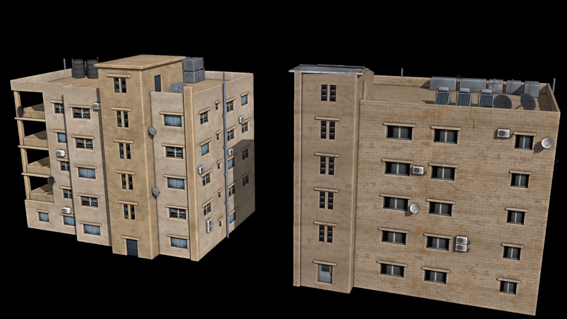 middle east buildings 5 3D model_13