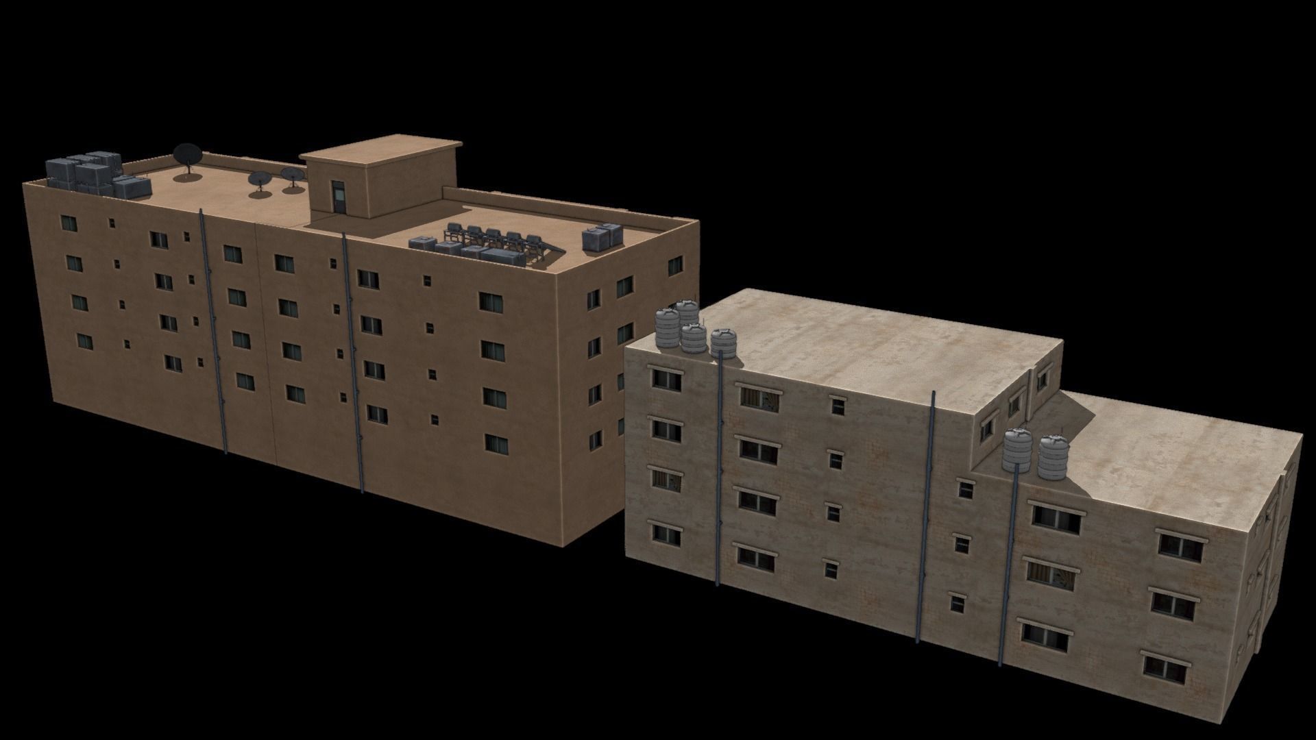 middle east buildings 5 3D model_6