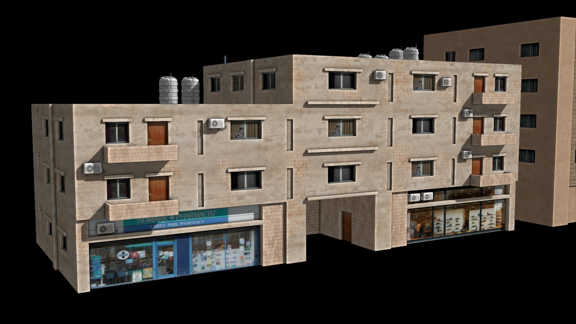 middle east buildings 5 3D model_8