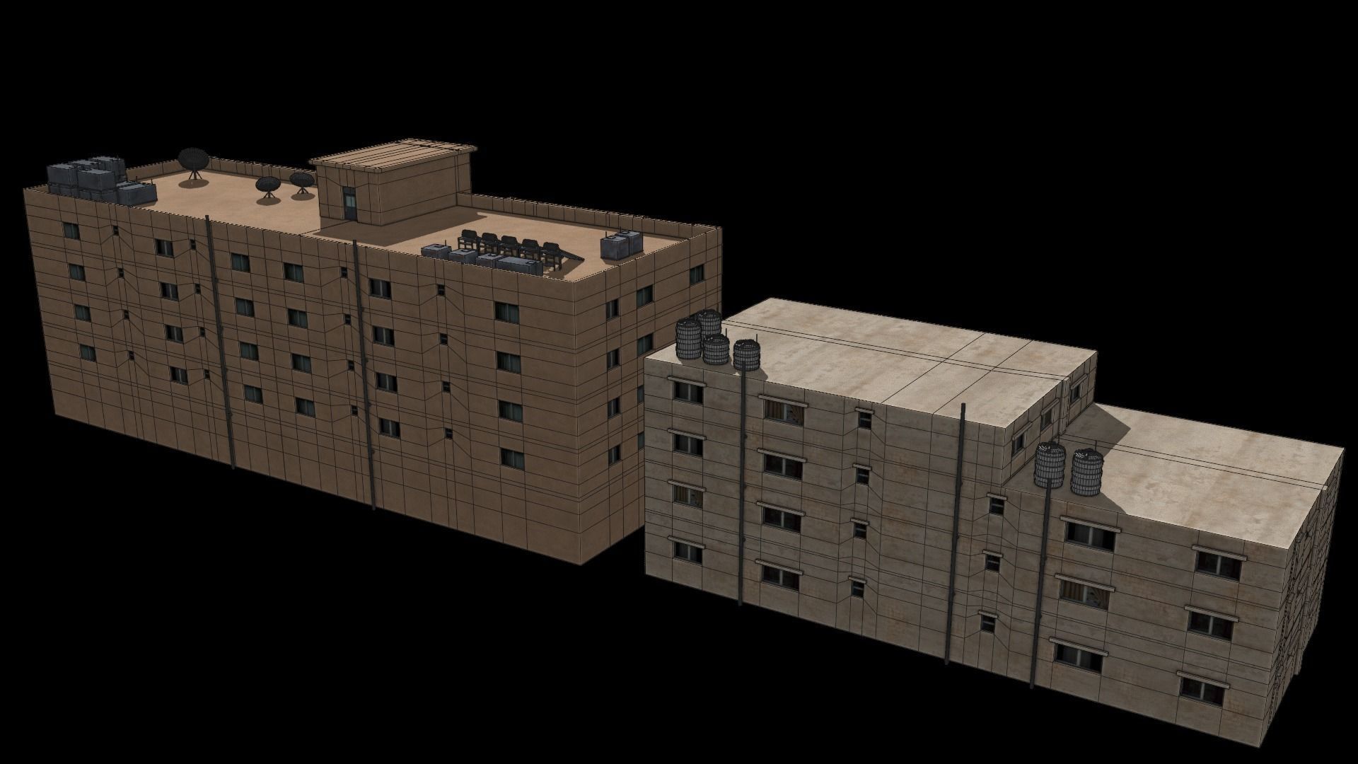 middle east buildings 5 3D model_7