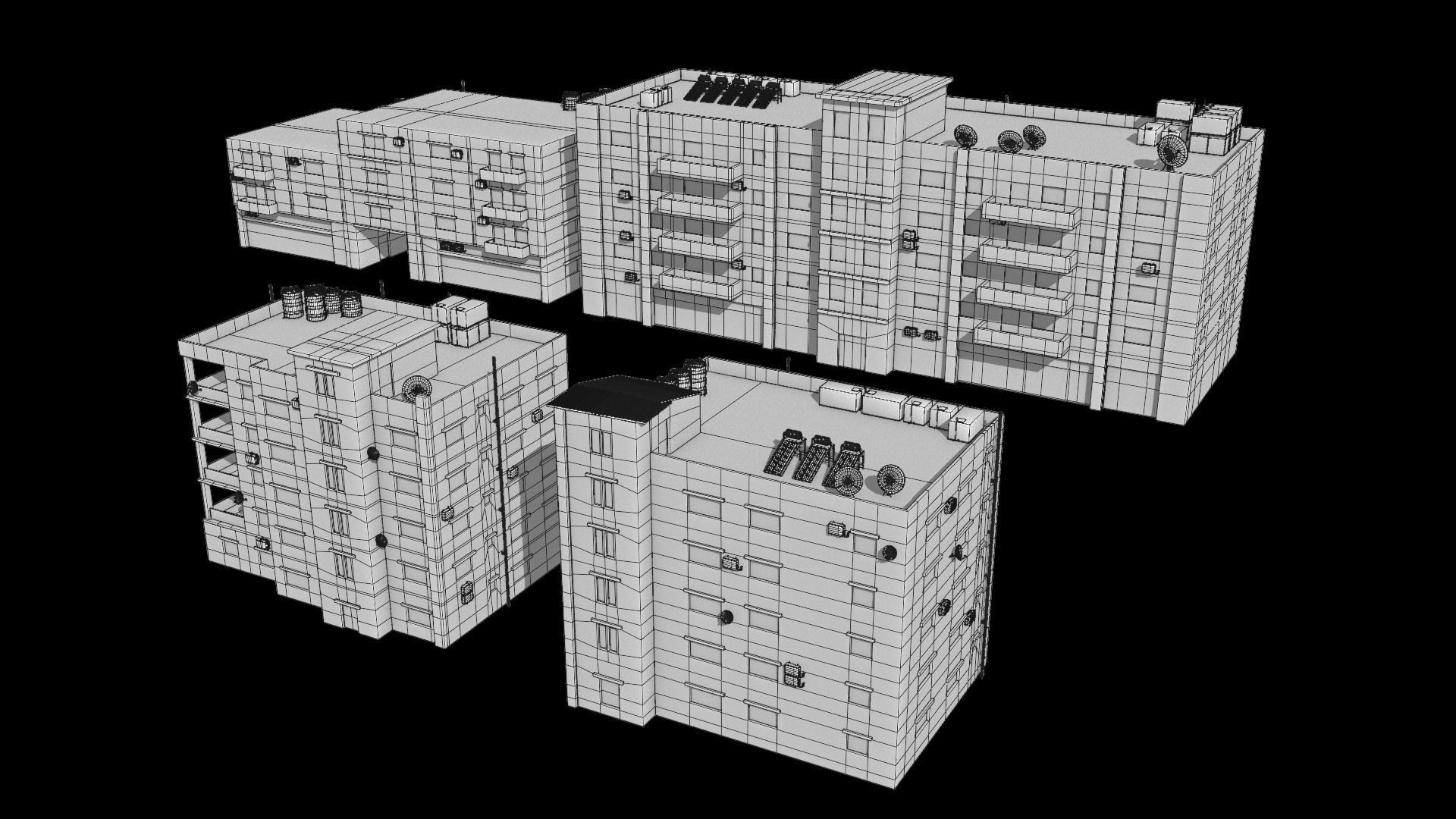 middle east buildings 5 3D model_10