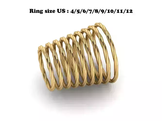 HELIX RING 3D print model