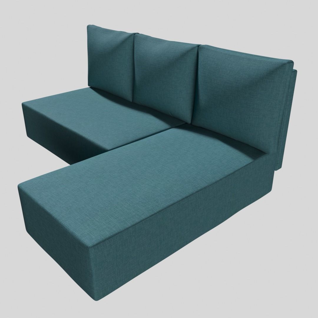 Angular sofa Cairo 3D model_4
