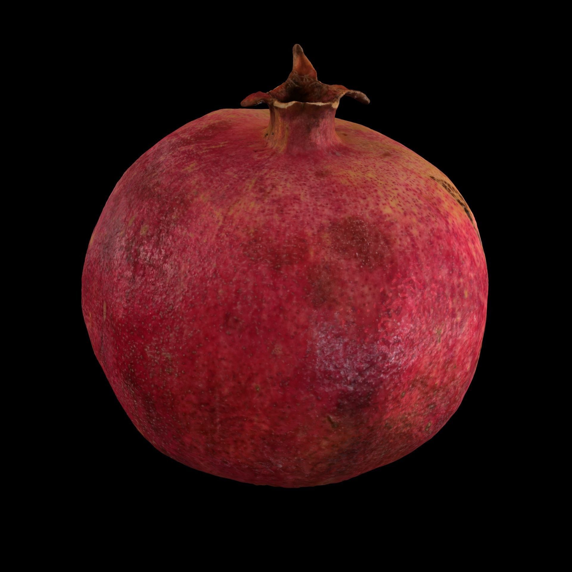 Garnet fruit 3D model_5