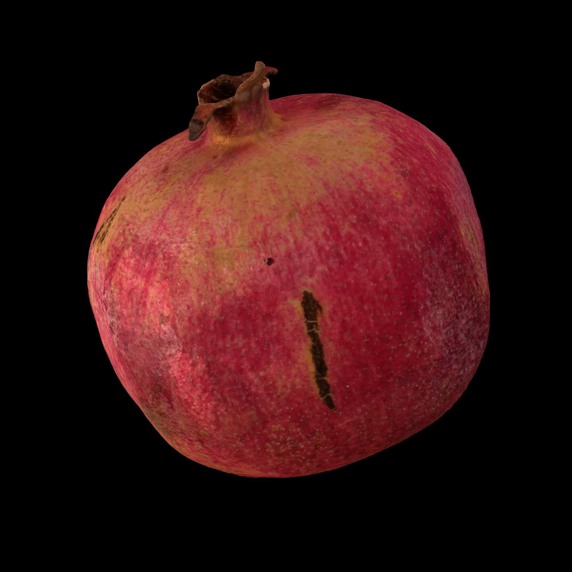 Garnet fruit 3D model_1