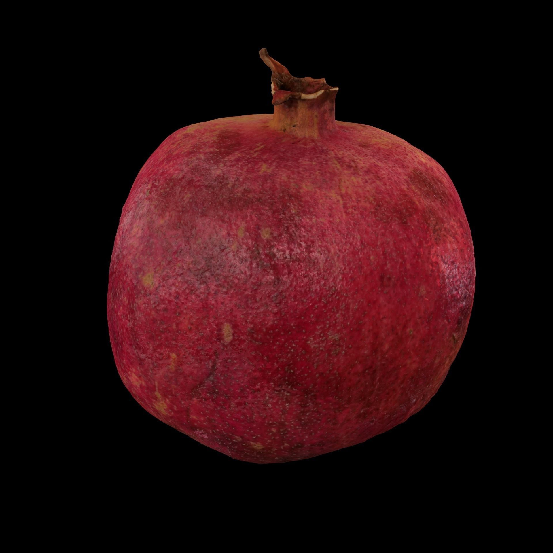 Garnet fruit 3D model_6