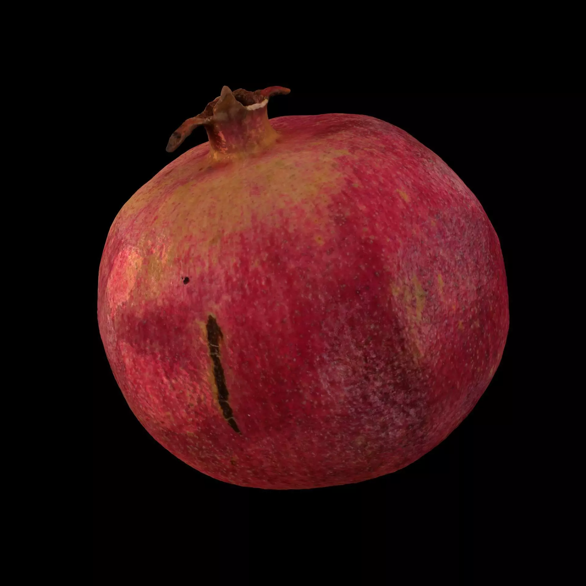 Garnet fruit 3D model_0