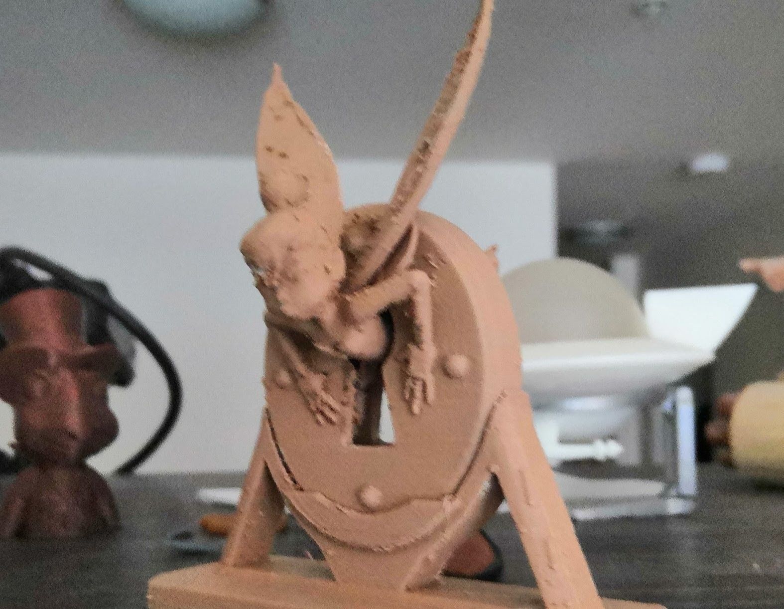 Tinkerbell Stuck in Keyhole 3D print model_8
