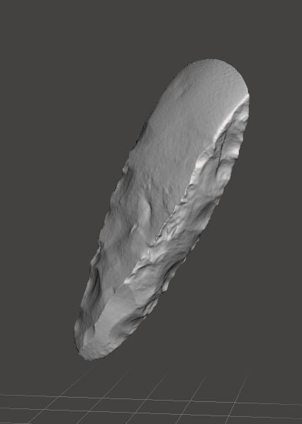 500 000 years old Acheulean hand-axe 3D model_2