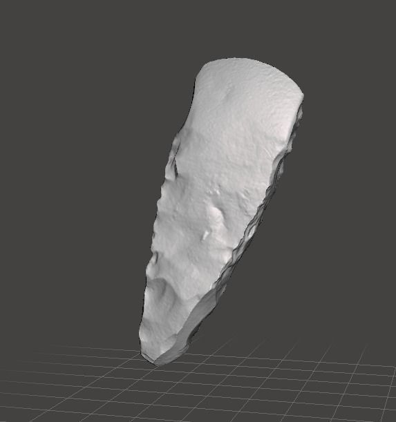 500 000 years old Acheulean hand-axe 3D model_8