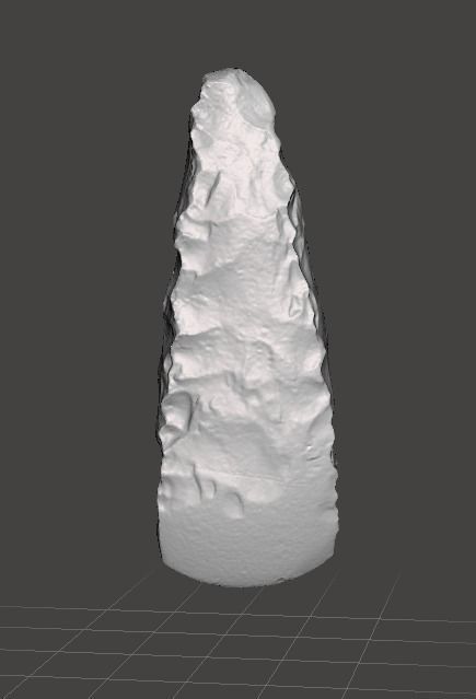 500 000 years old Acheulean hand-axe 3D model_6