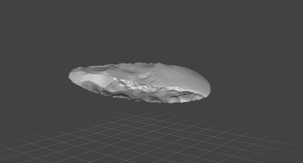 500 000 years old Acheulean hand-axe 3D model_9