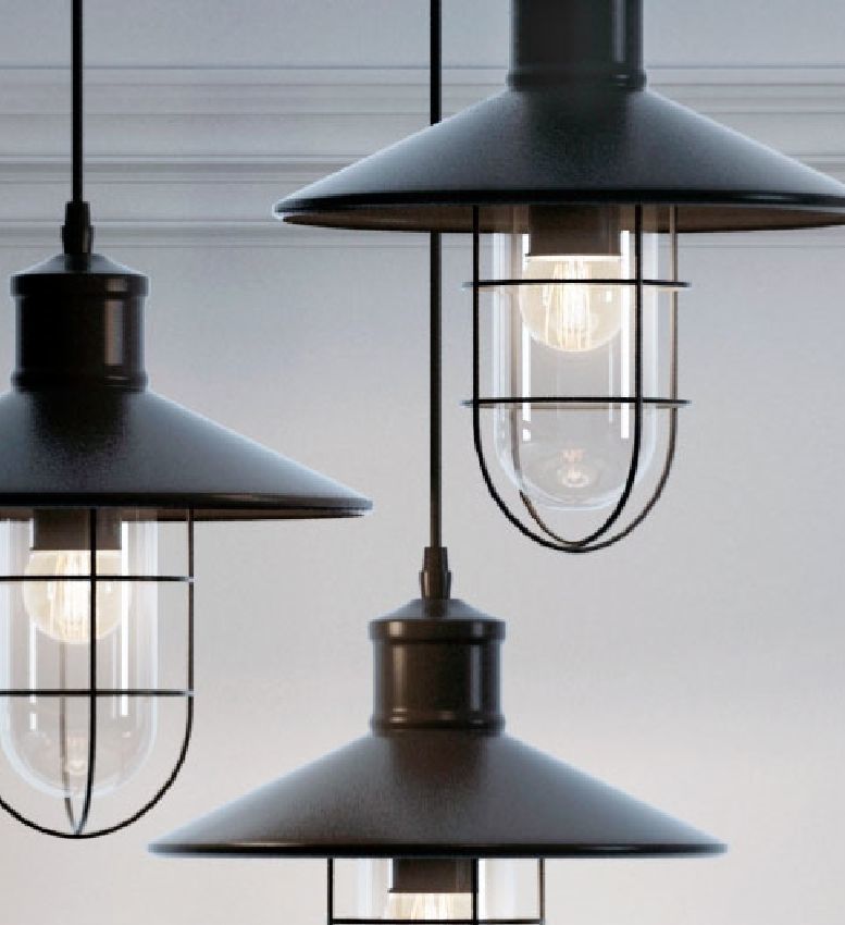 Hanging lamp Romatti Castle color 3D model_3