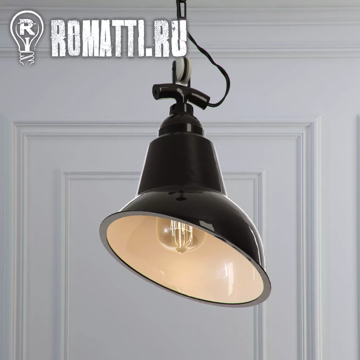 Hanging lamp Romatti Lanta 3D model_0