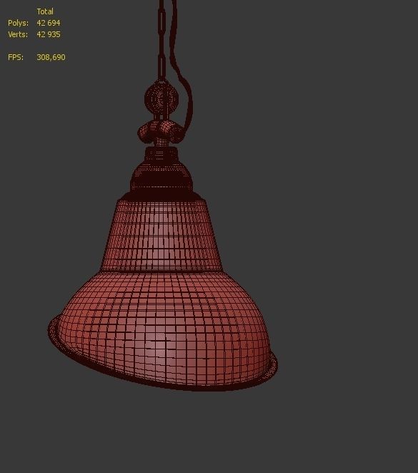 Hanging lamp Romatti Lanta 3D model_4
