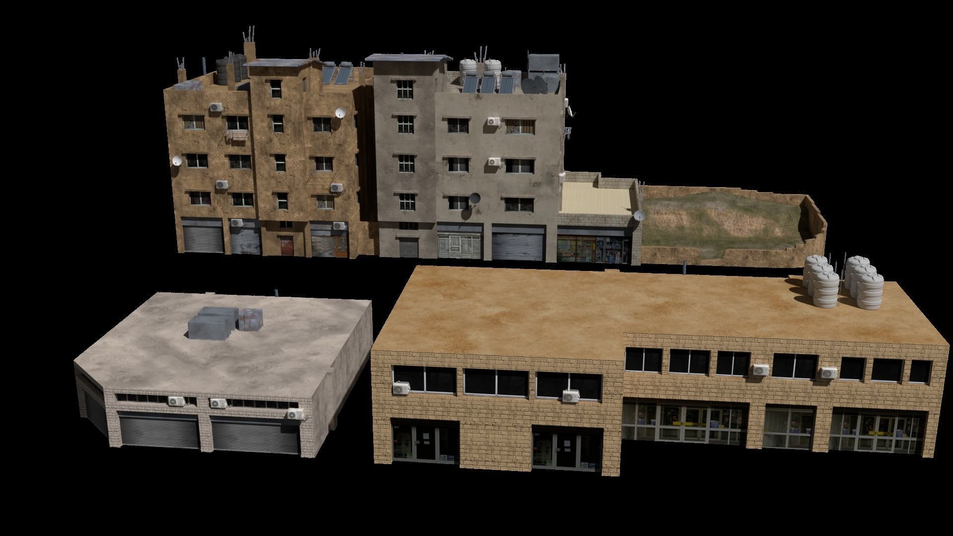 24 arabian middle east buildings 3D Model Collection_23