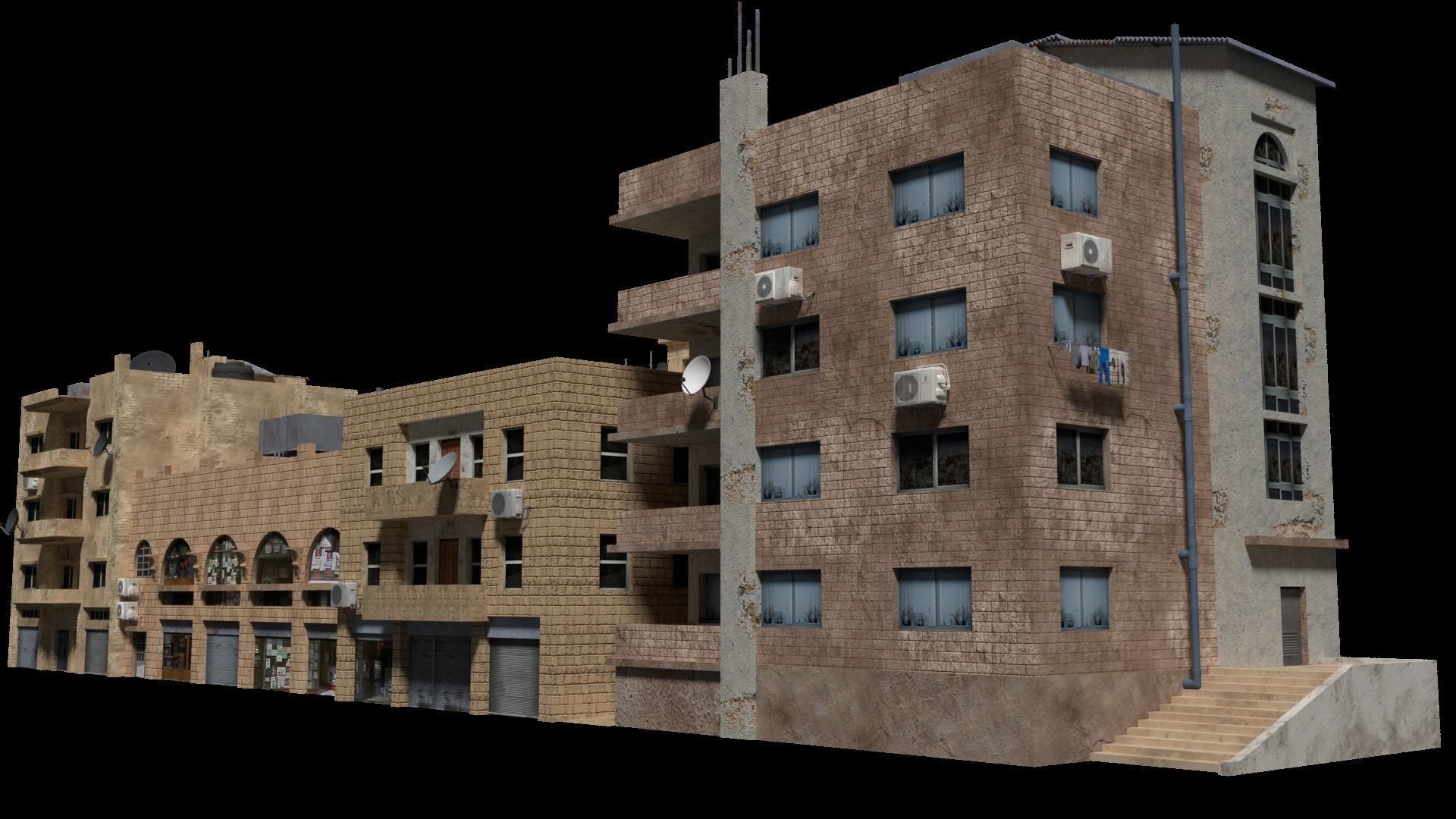 24 arabian middle east buildings 3D Model Collection_25
