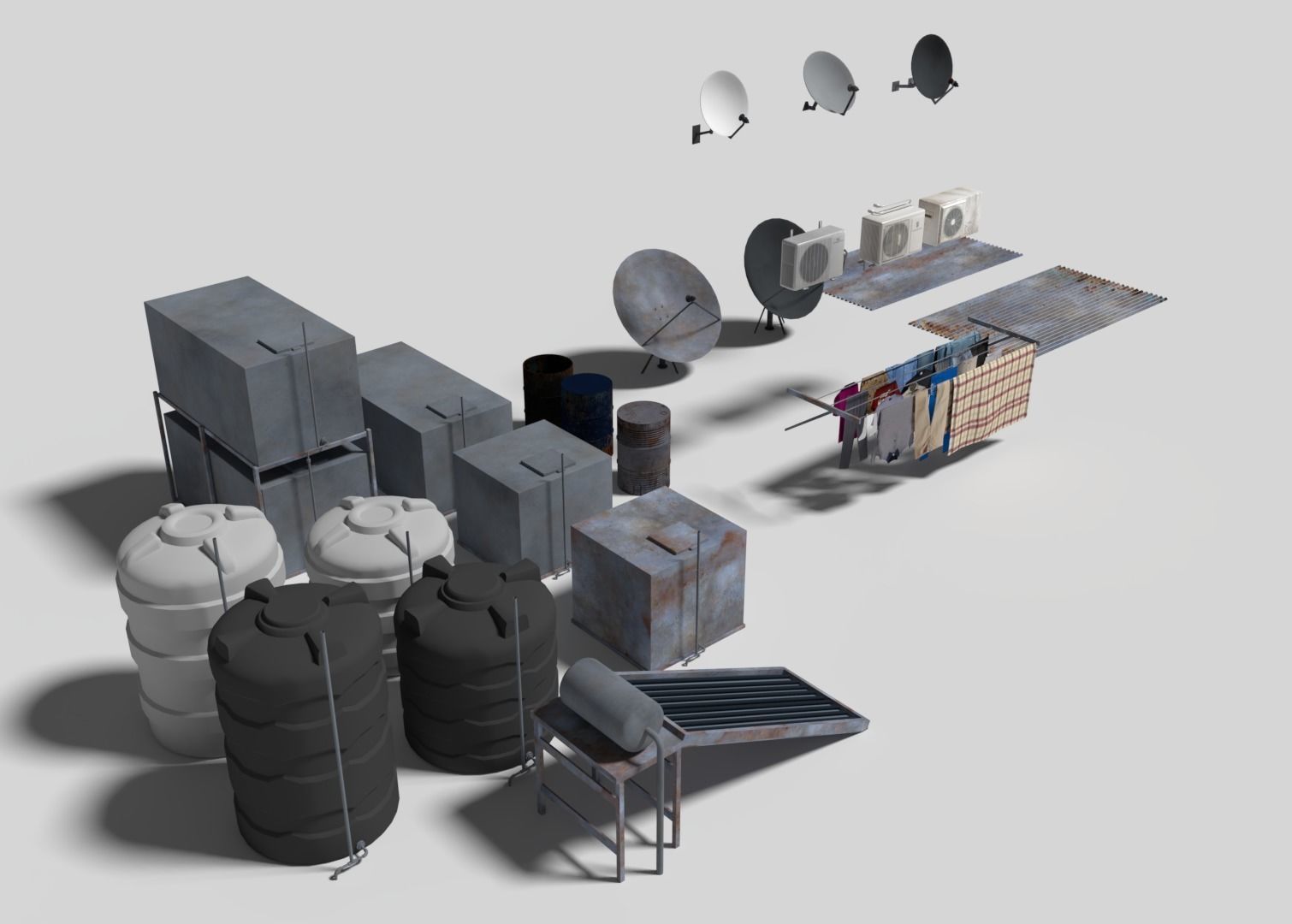 24 arabian middle east buildings 3D Model Collection_27