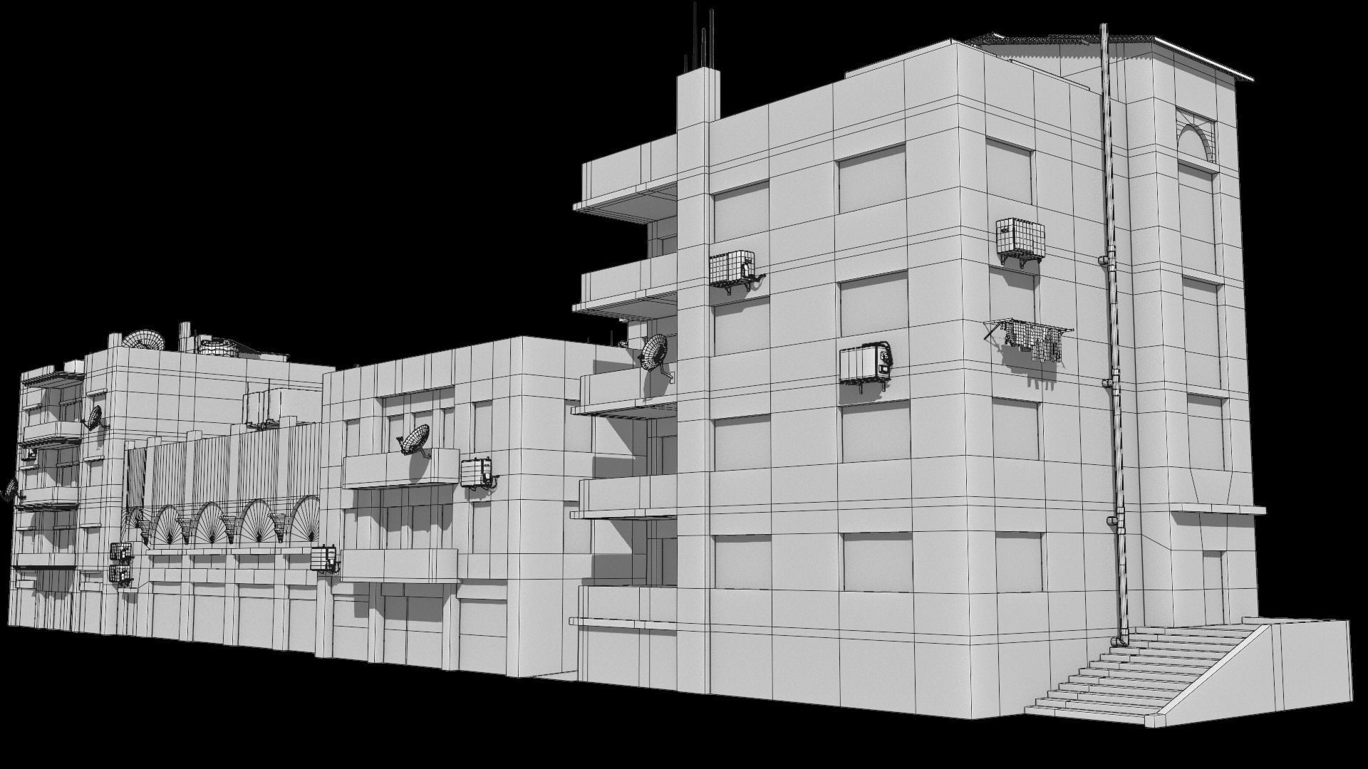 24 arabian middle east buildings 3D Model Collection_24