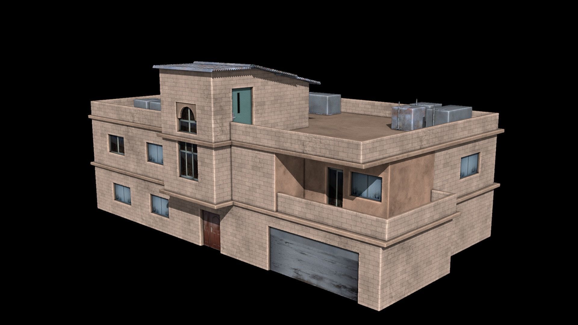 24 arabian middle east buildings 3D Model Collection_20