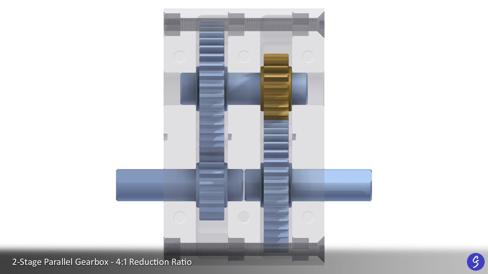 Configurable Multi-Stage Parallel Gearbox 3D print model_17