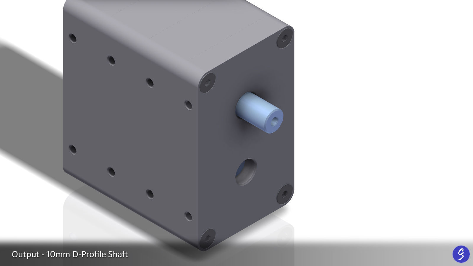 Configurable Multi-Stage Parallel Gearbox 3D print model_55