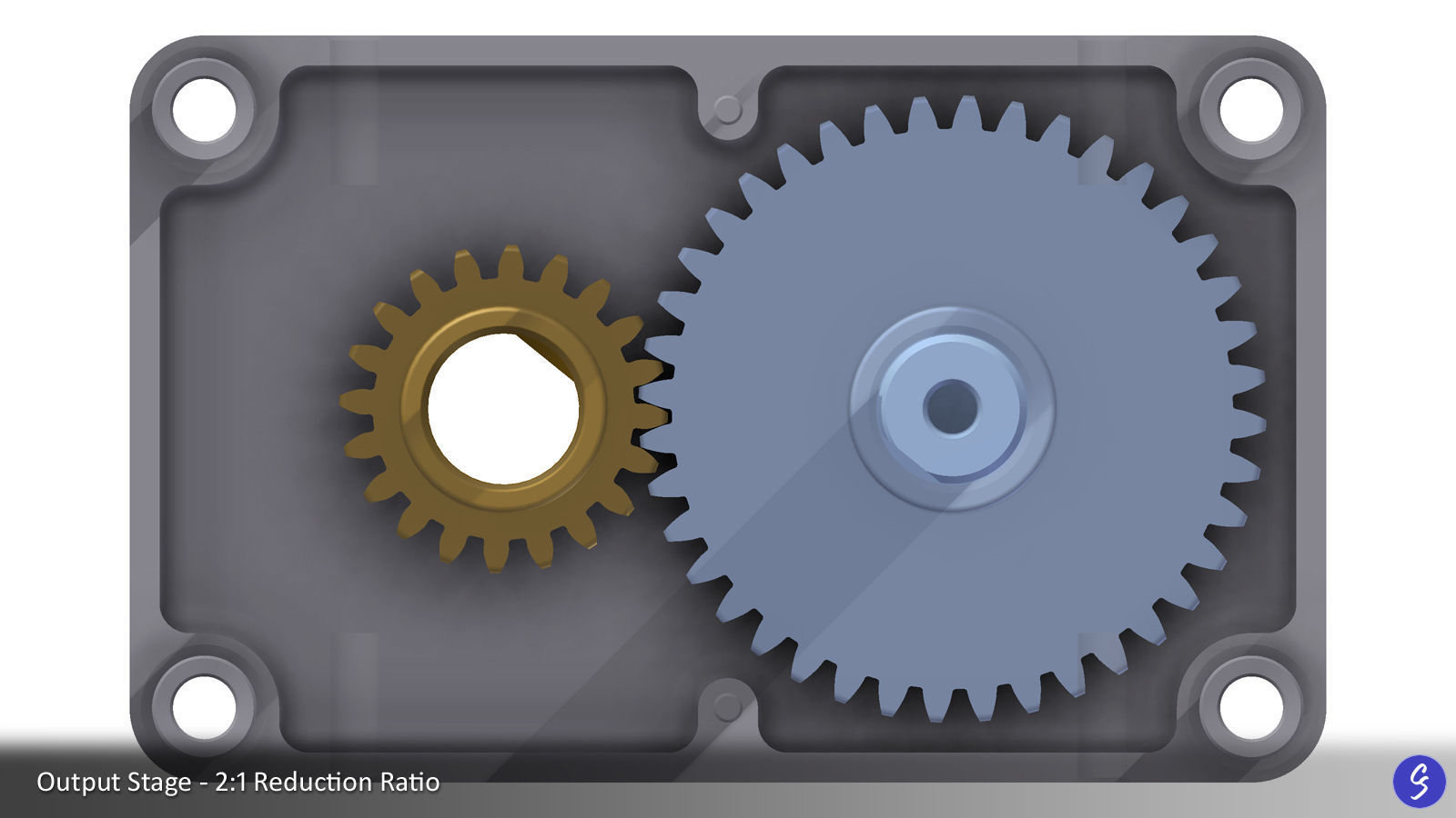 Configurable Multi-Stage Parallel Gearbox 3D print model_50