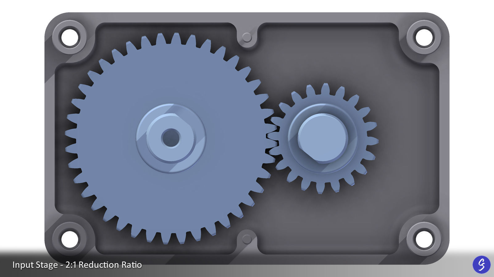 Configurable Multi-Stage Parallel Gearbox 3D print model_32