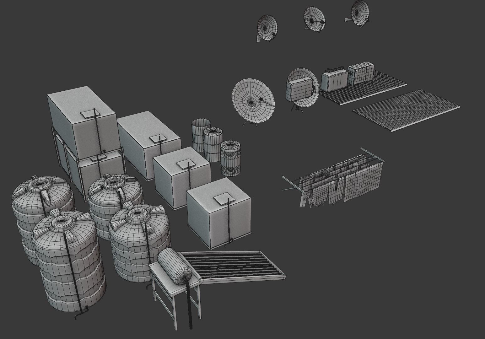 middle east buildings object 3D model_5