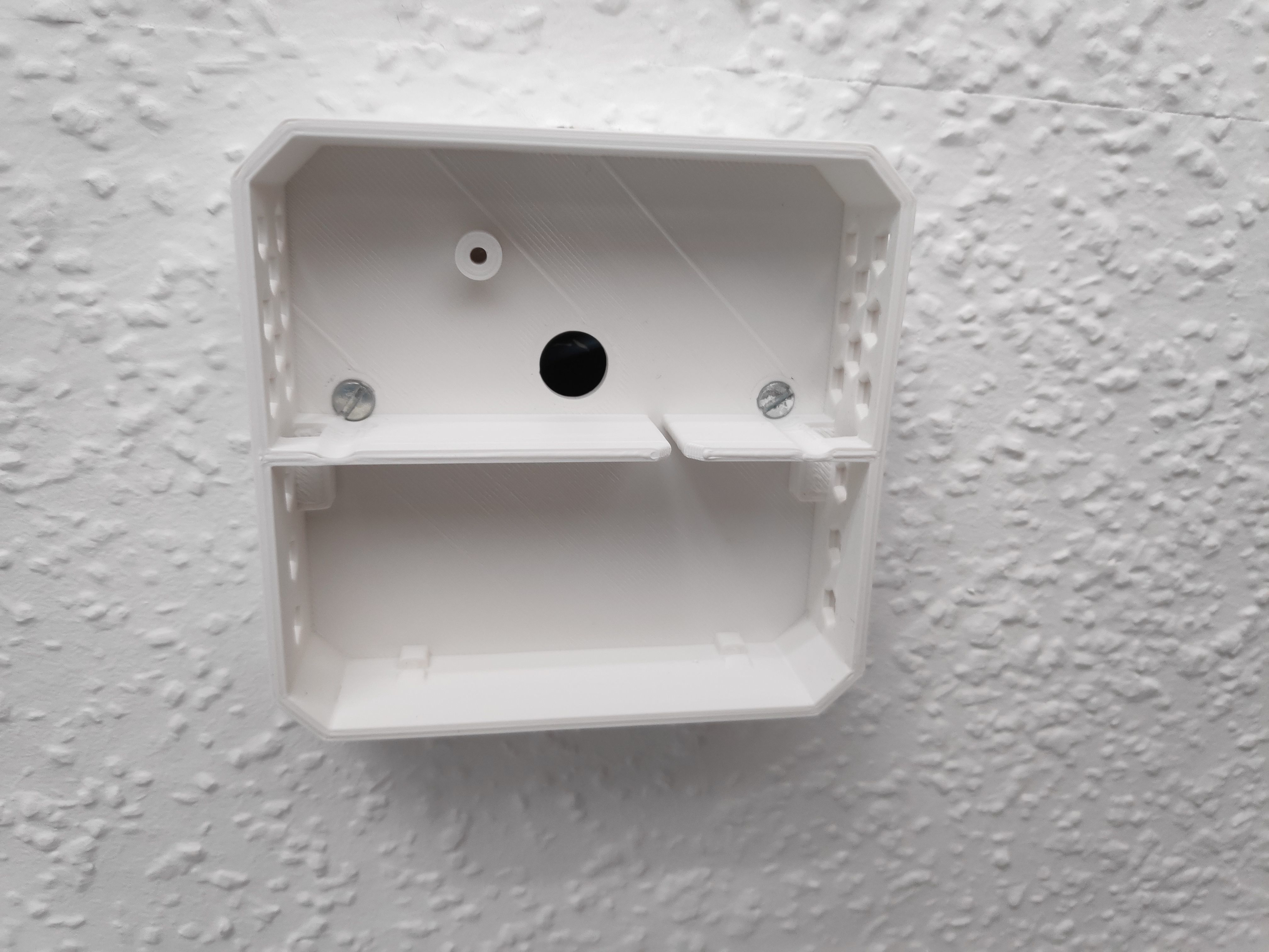 Homeassitant Sonoff Basic BME280 Dallas flush box mount 3D print model_5