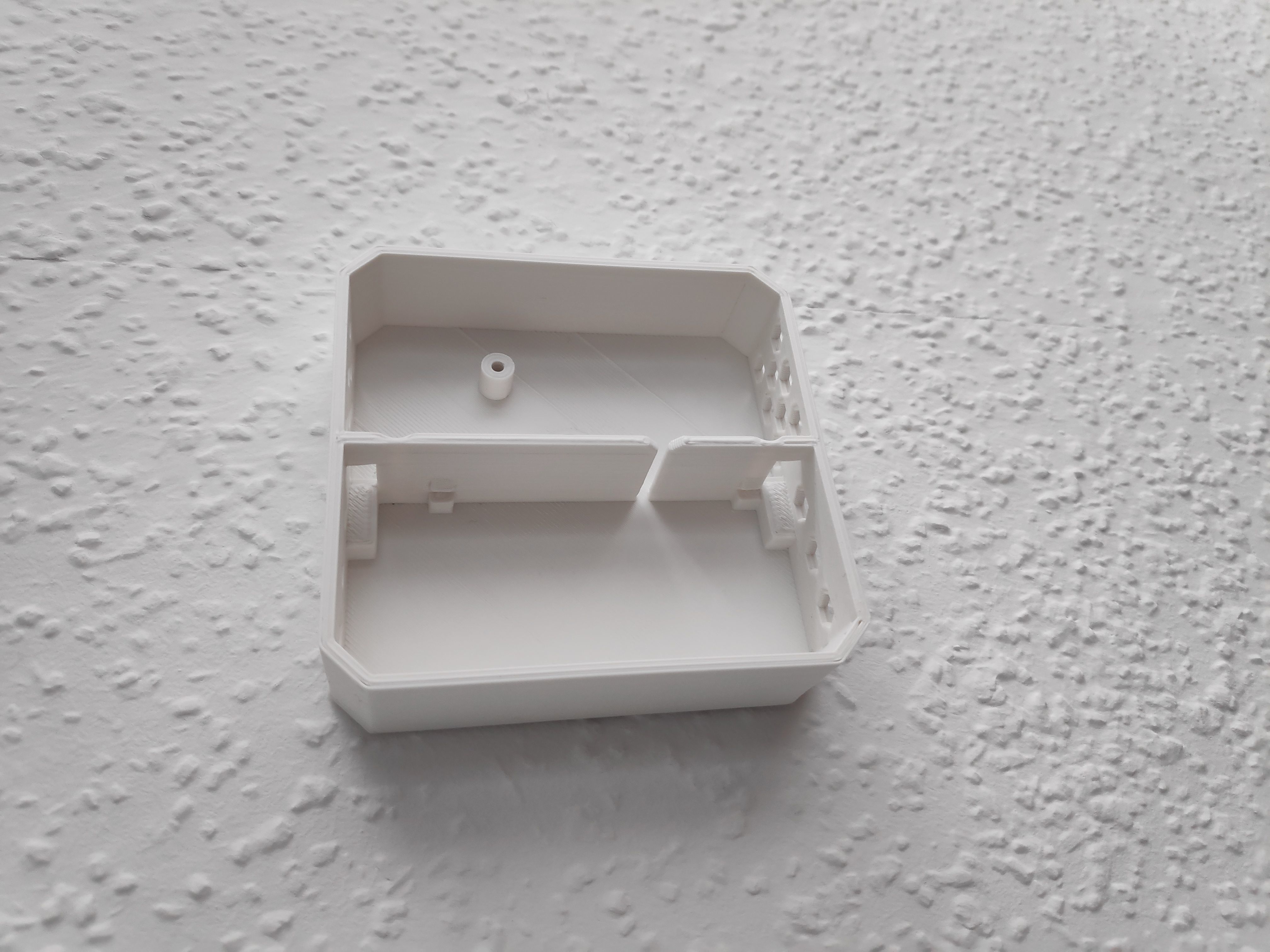 Homeassitant Sonoff Basic BME280 Dallas flush box mount 3D print model_4