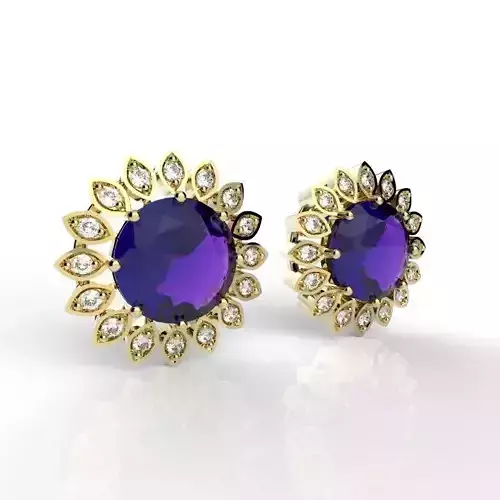 Earring Flower Classic