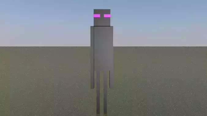 Minecraft Enderman Rigged Model