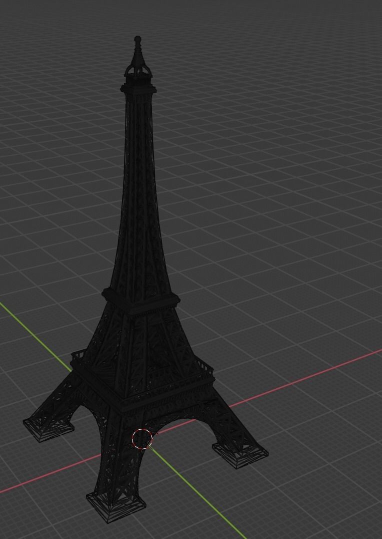 Eiffel Tower  3D model_1