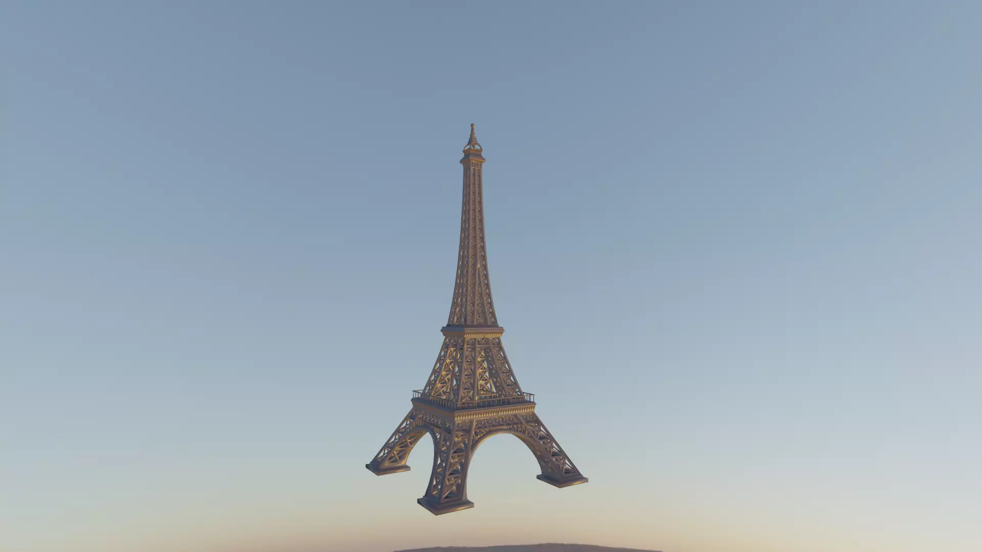 Eiffel Tower  3D model_0